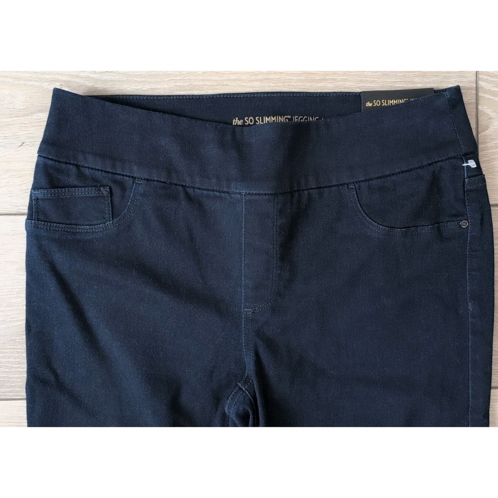 Chico's Jeans Size 0 So Slimming Jeggings‎ Stretch Denim Skinny Pants NWT - Picture 2 of 5